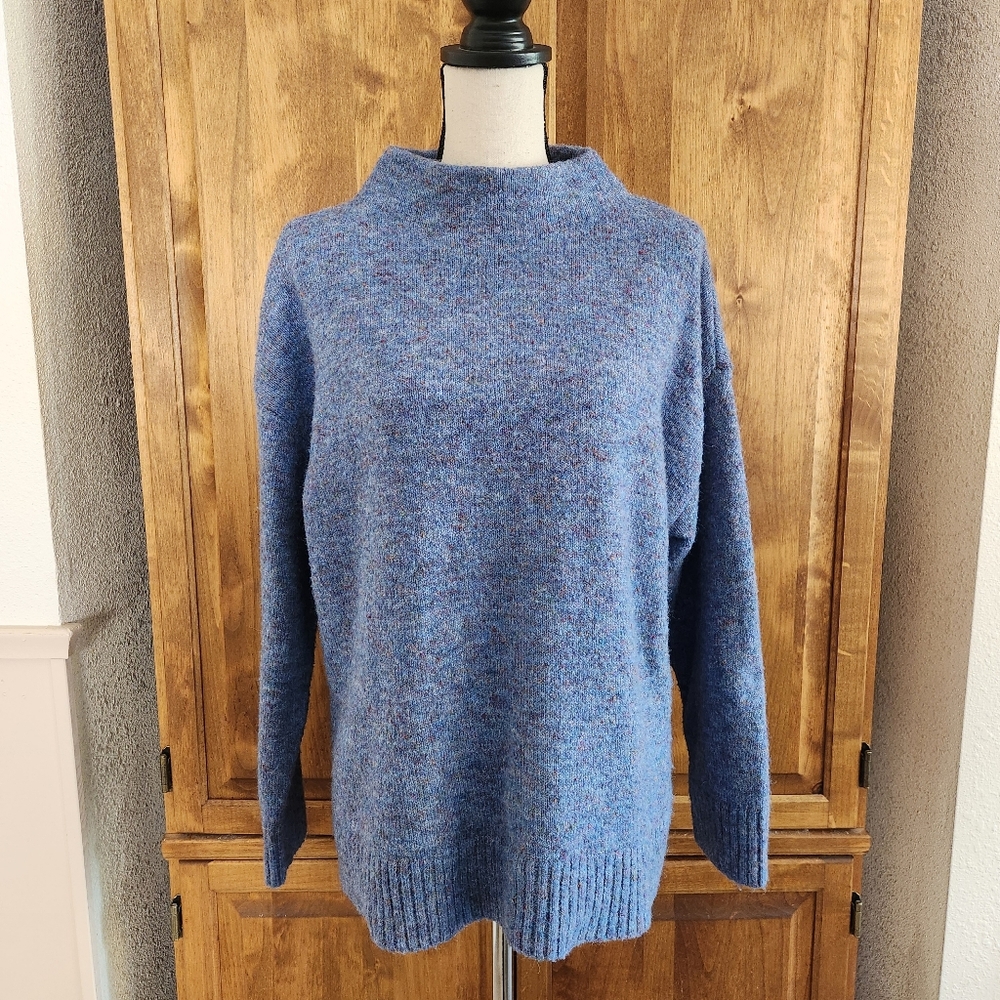 Well Worn Mock Neck Sweater | L